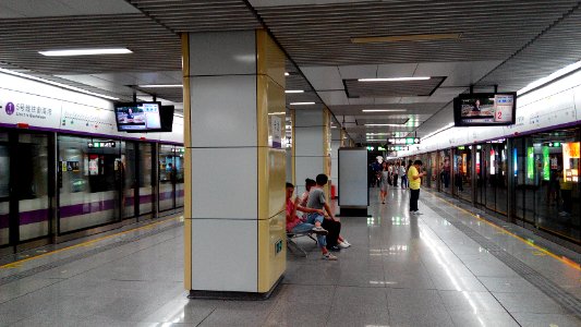 Shenzhen Metro Line 5 Changlong Sta Platform photo