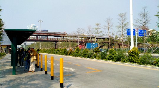 Shennan-Beihuan Interchange Bus Stop, Shenzhen, Guangdong, China