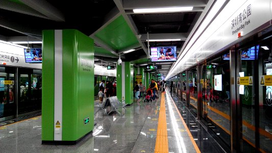 Shenzhen Metro Line 9 Shenzhen Bay Park Sta Platform