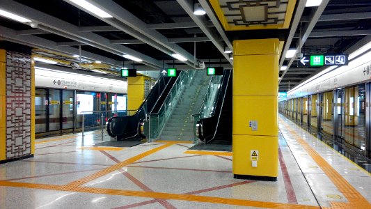 Shenzhen Metro Line 9 Ludancun Sta Platform photo
