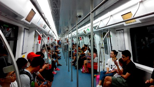 Shenzhen Metro Line 2 2015 A Stock photo