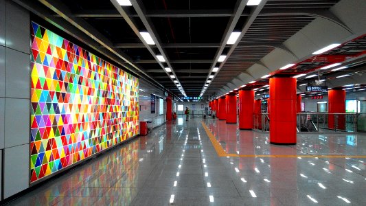 Shenzhen Metro Line 9 Hongling Sta Concourse