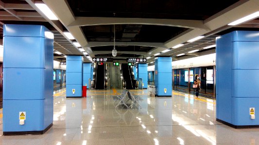 Shenzhen Metro Line 9 Hongling S Sta Platform
