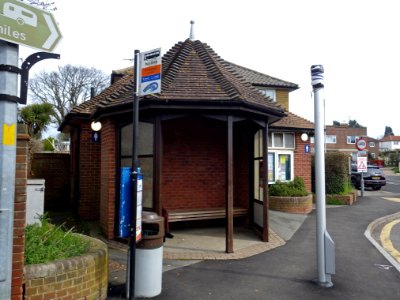 Shelter, Little Common roundabout, Bexhill
