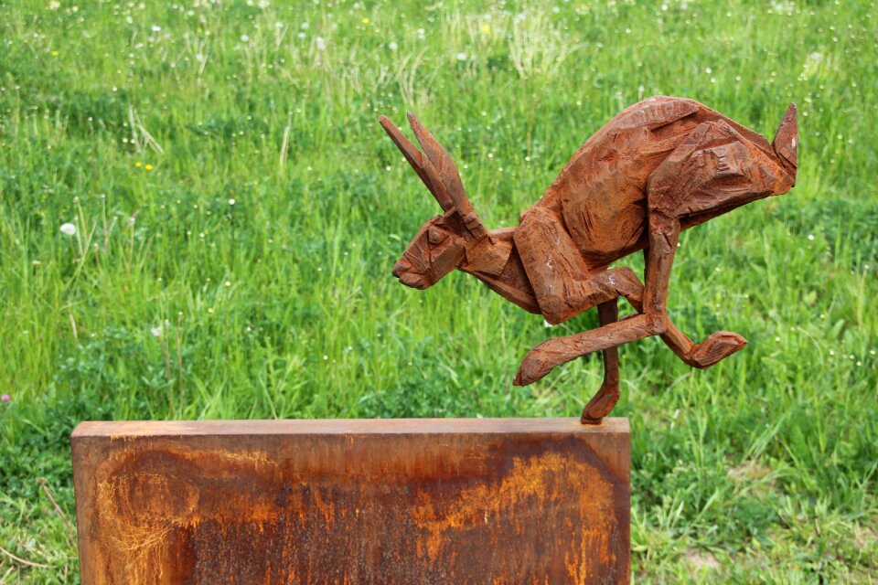 Bayreuth object art giant rabbits