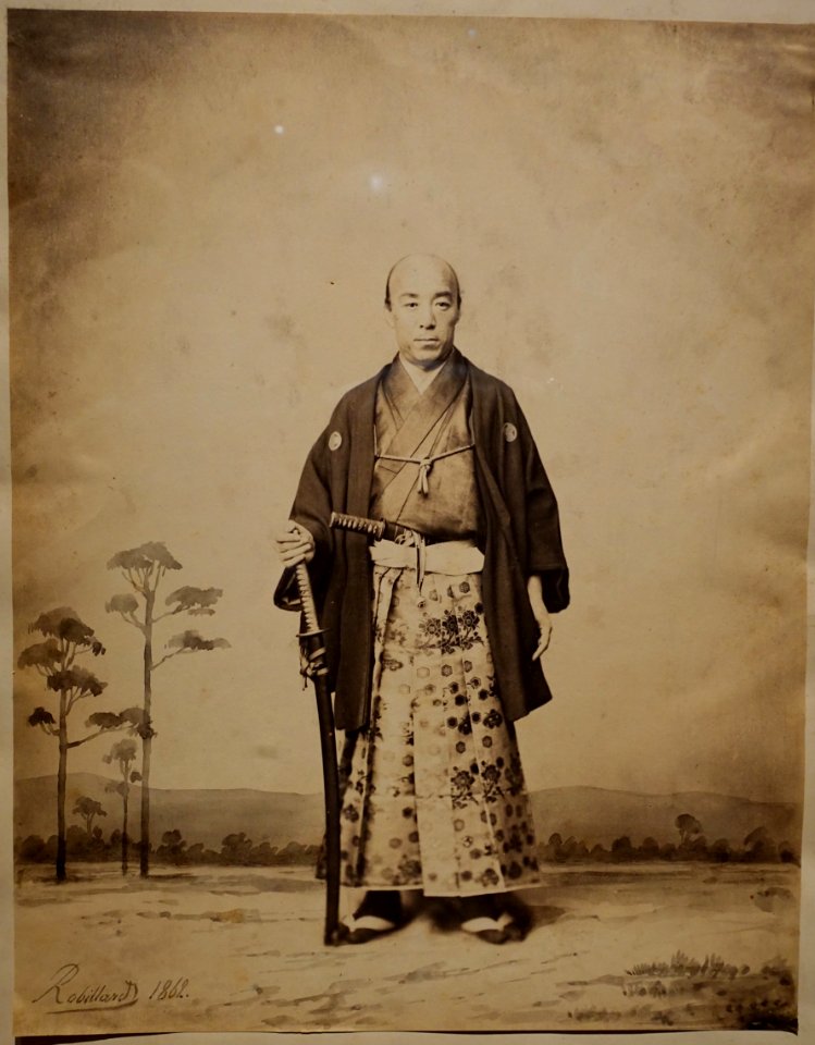 Shibata Sadataro by Robillard, Paris, France, Edo period, dated 1862 AD, albumen print - Tokyo National Museum - Ueno Park, Tokyo, Japan - DSC09049