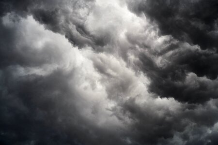 Background clouds high