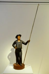 Ship chandler's sign of 'Jack Tar', attributed to Samuel Anderson Robb, c. 1880, painted wood - Peabody Essex Museum - DSC06934