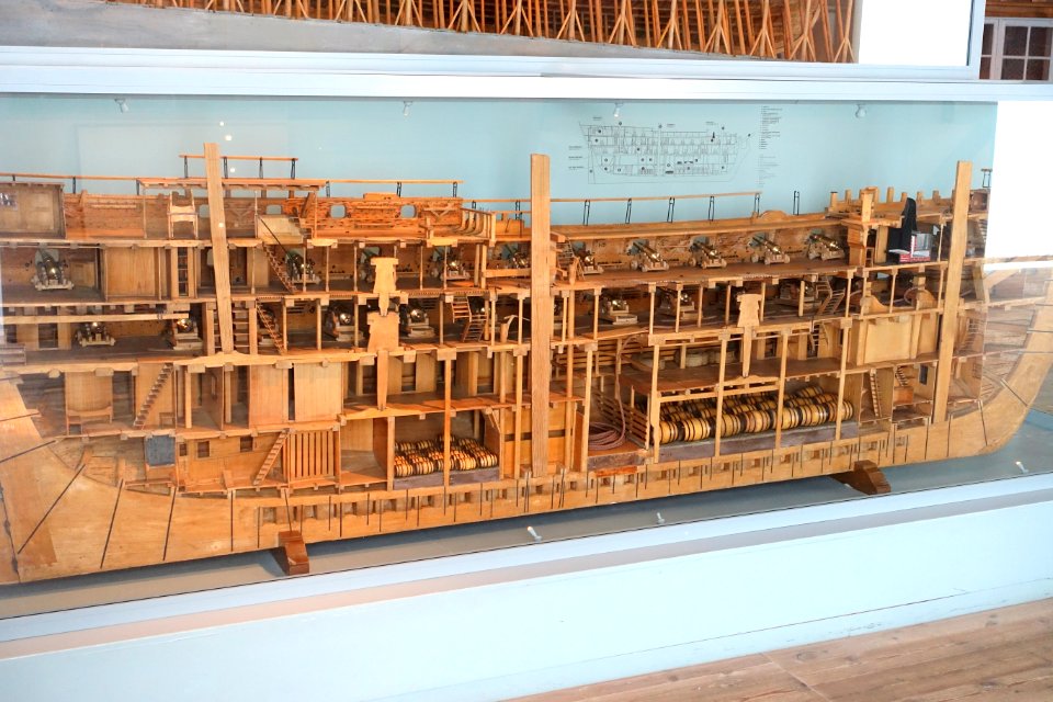 Ship model - Marinmuseum, Karlskrona, Sweden - DSC08848