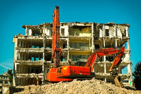 Work demolition house photo