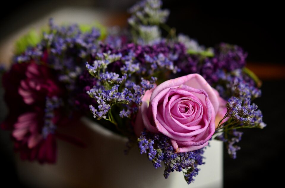 Bouquet flowers transience