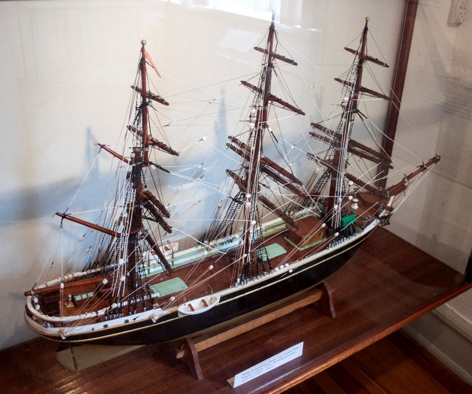 Ship model in Skaelskor Bymuseum-2
