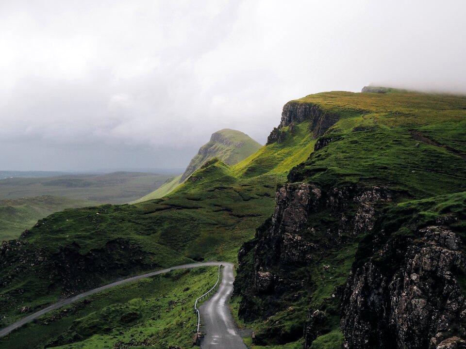 Landscape scenery valley