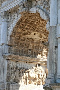 Arch titus ancient architecture sculpture photo