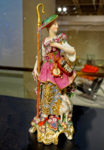 Shepherdess, Chelsea Factory, c. 1765, soft-paste porcelain - Montreal Museum of Fine Arts - Montreal, Canada - DSC08949 photo