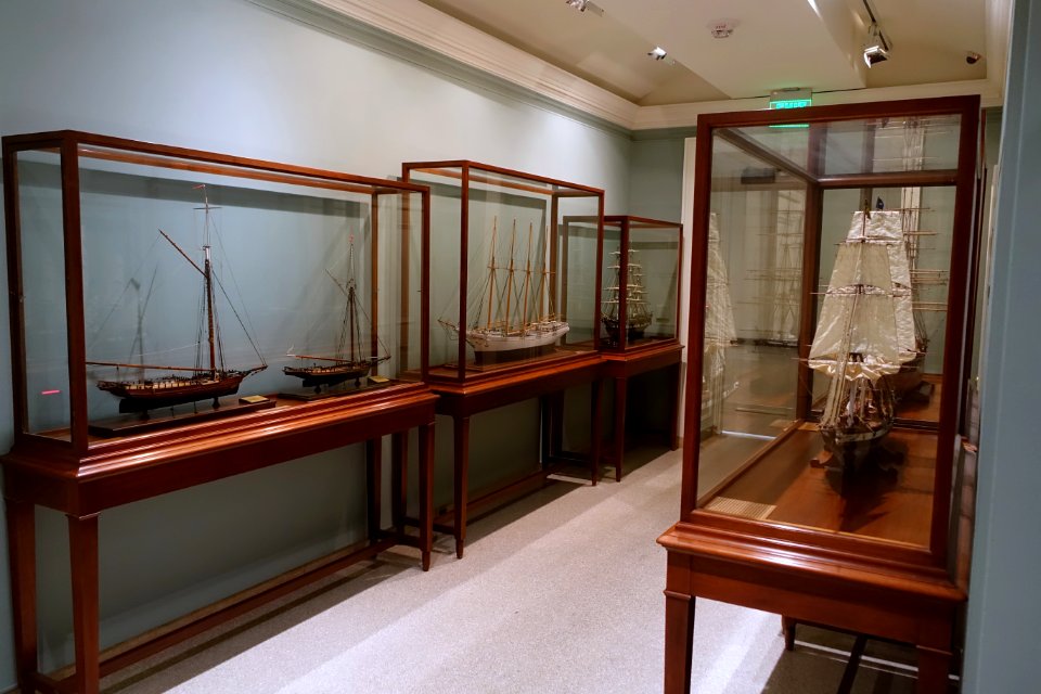 Ship models - Addison Gallery of American Art - Phillips Academy Andover - Andover, Massachusetts - DSC05294