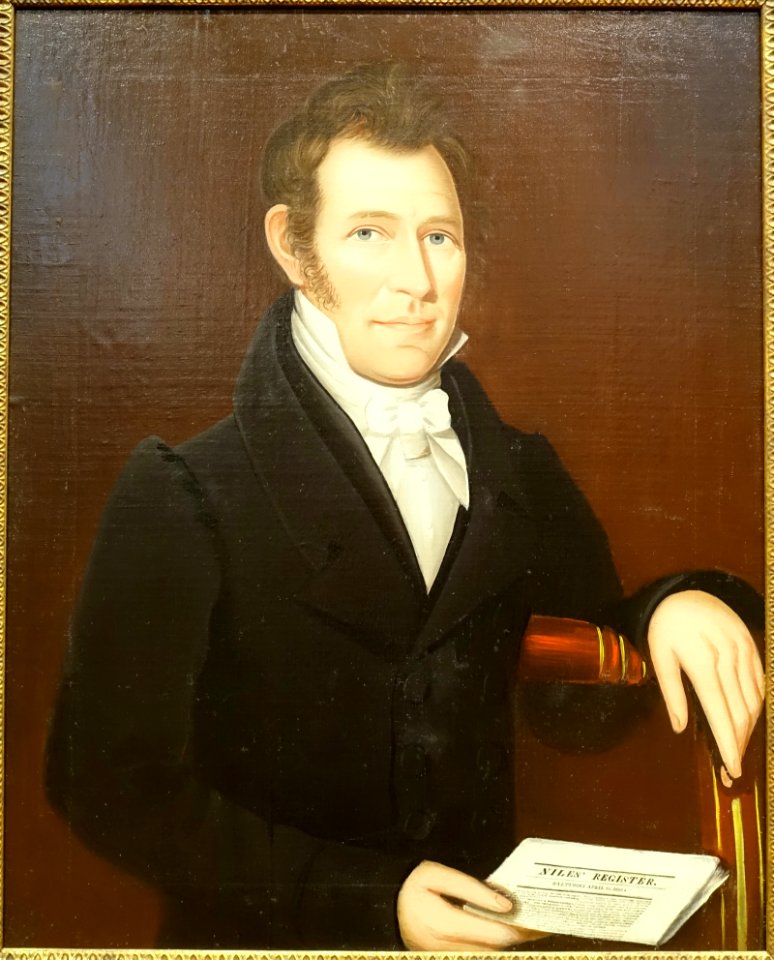 Sherman Bassett by Ammi Phillips, 1830, oil on canvas - Currier Museum of Art - Manchester, NH - DSC07388
