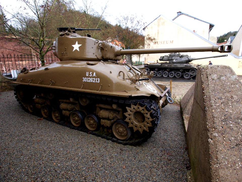 Sherman M4 at Diekirch, Luxembourg pic1