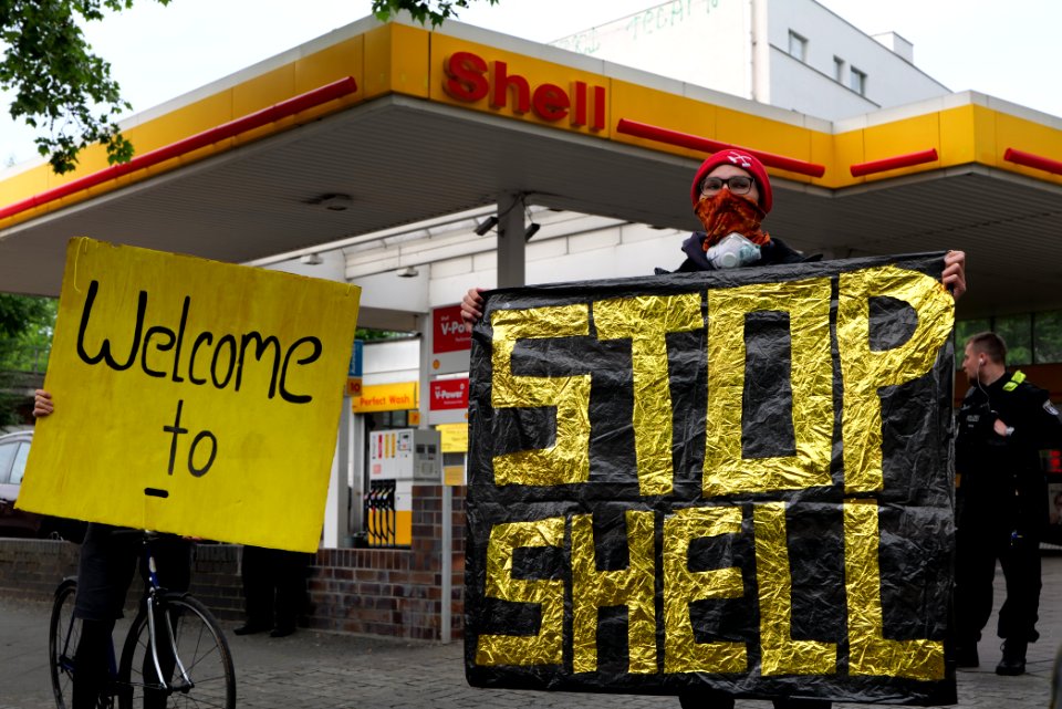 Shell must fall protest Berlin 2020-05-19 11