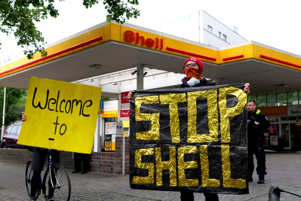 Shell must fall protest Berlin 2020-05-19 10