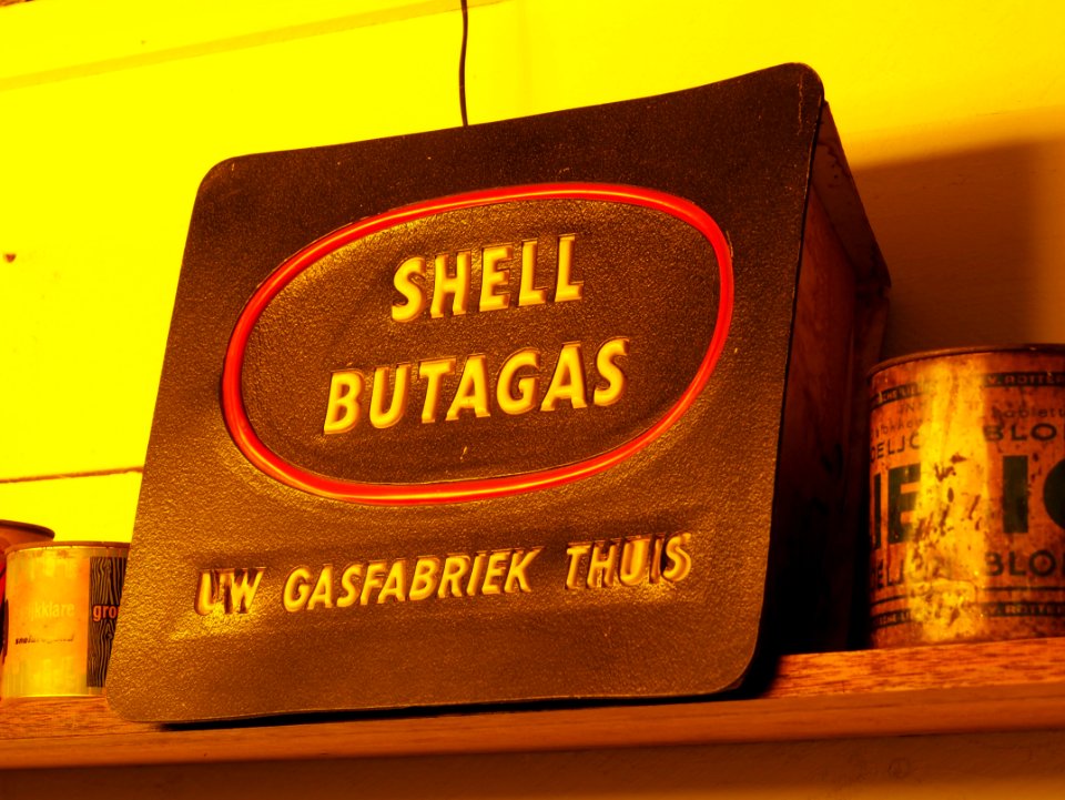 Shell Butagas lichtreclame