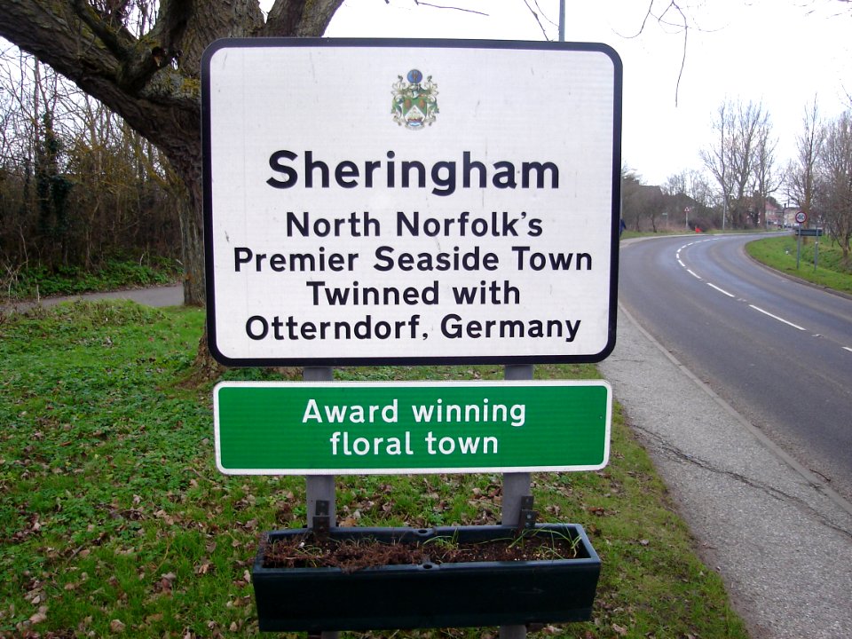 Sheringham Road Sign