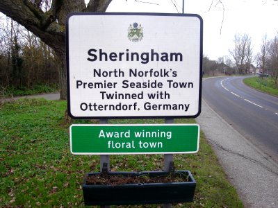 Sheringham Road Sign