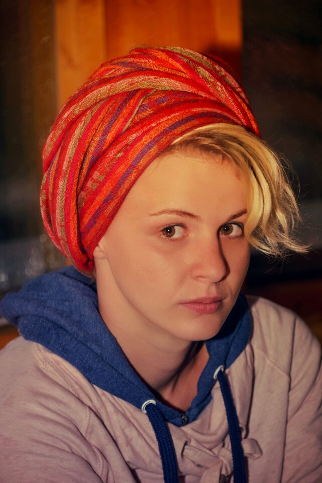 Attractive natural woman