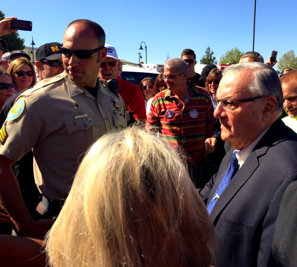 Sheriff Joe Arpaio at Trump Rally in Prescott, AZ 2016