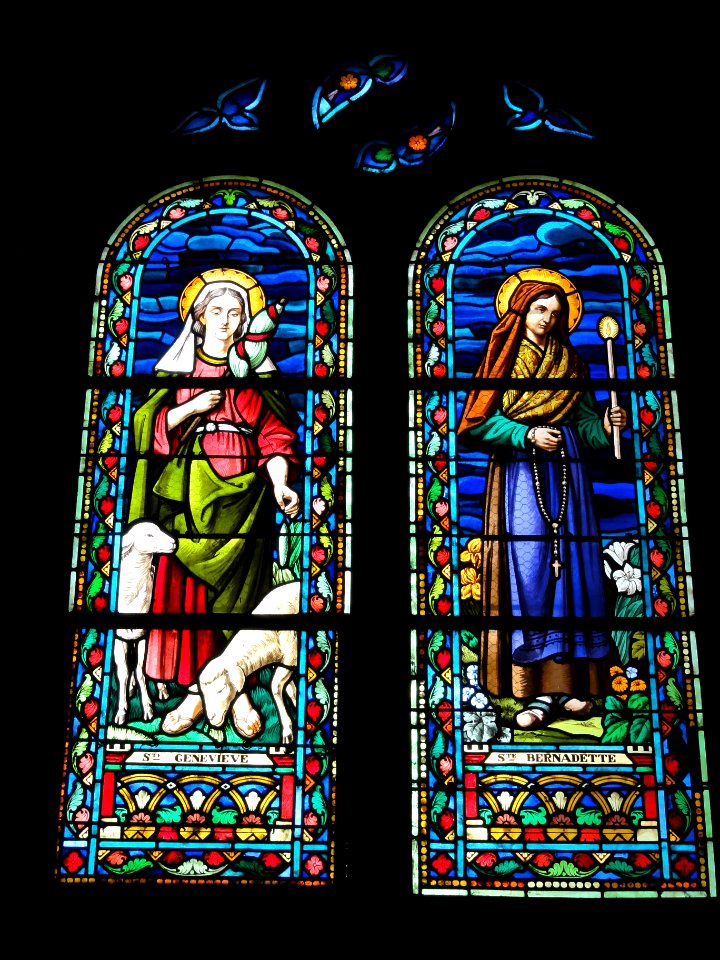 Sissonne (Aisne) Église Saint-Martin, vitrail (03)