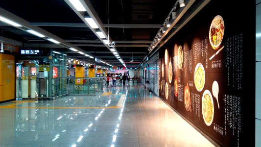 Shenzhen Metro Line 9 Yuanling Sta Concourse
