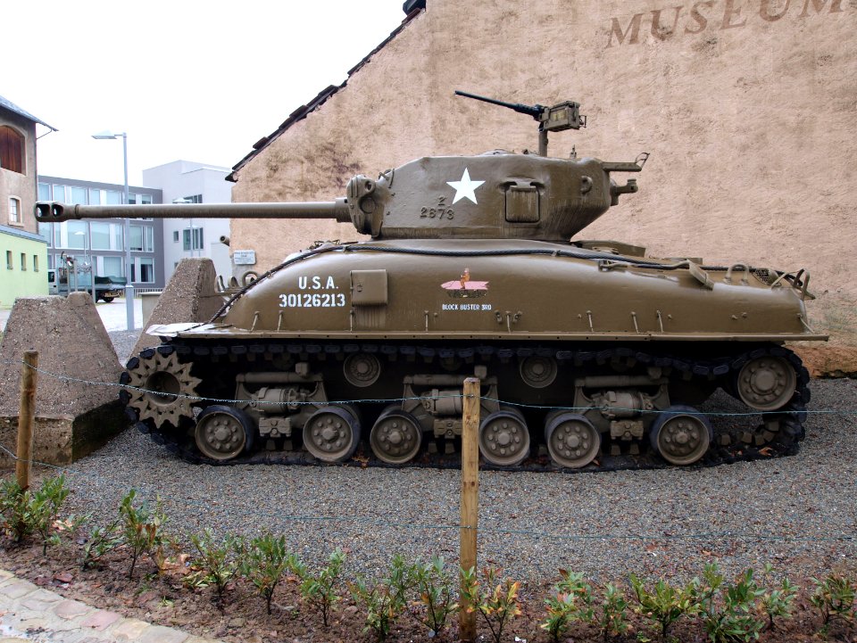 Sherman M4 at Diekirch, Luxembourg pic5