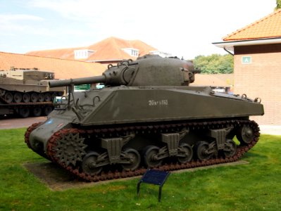 Sherman M4 (105) at the Cavalerie museum
