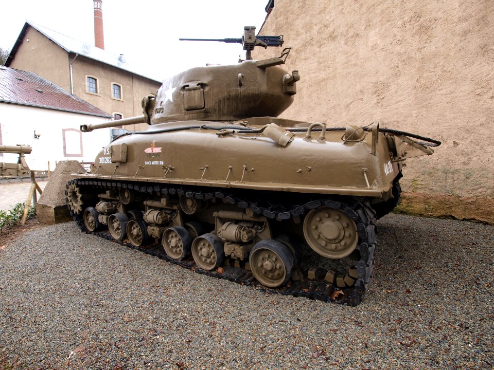Sherman M4 at Diekirch, Luxembourg pic6
