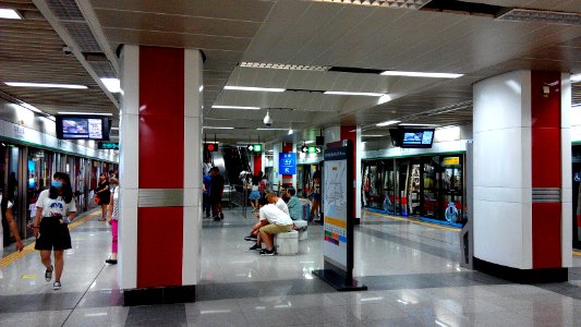 Shenzhen Metro Line 1 Shopping Park Sta Platform