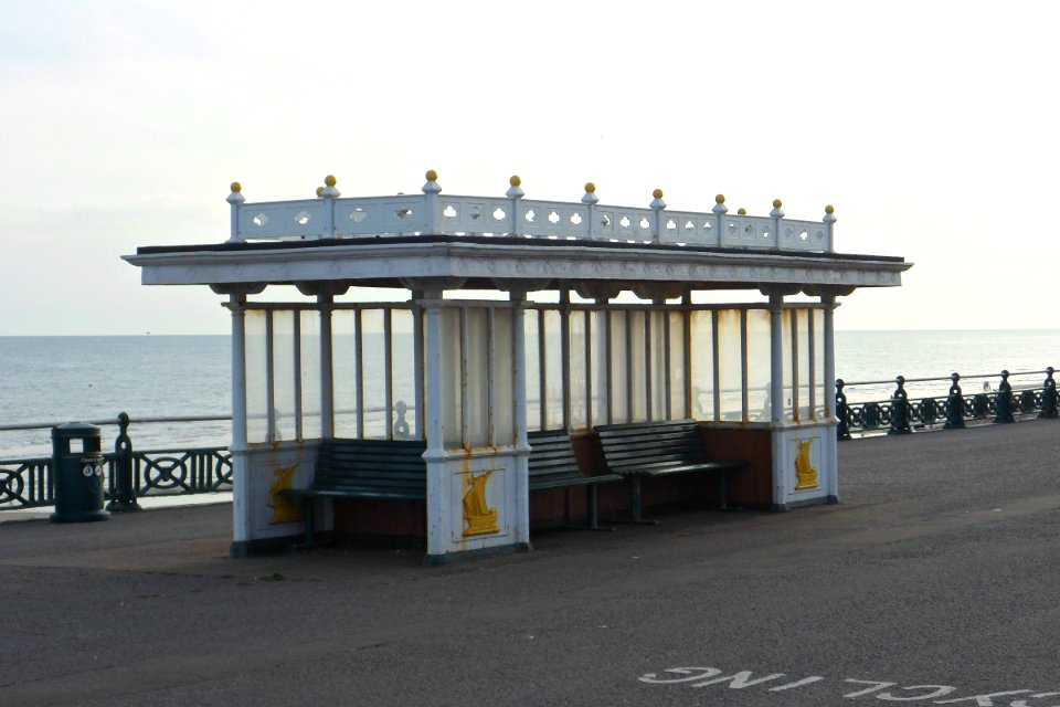 Shelter on Hove Seafront (August 2013)