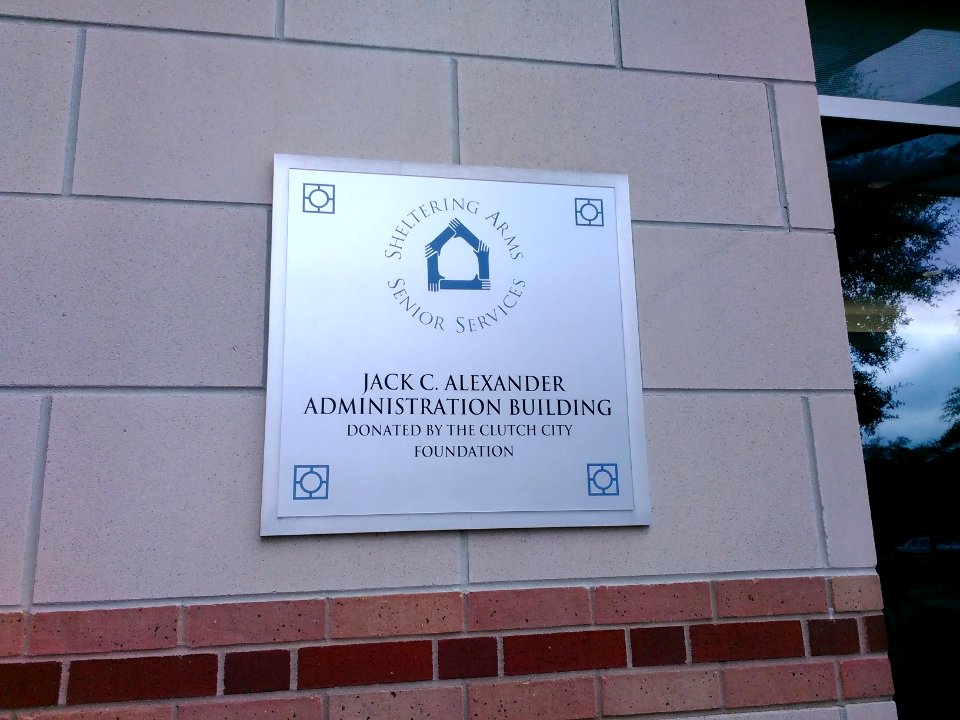 ShelteringArmsAdmBuildingSign