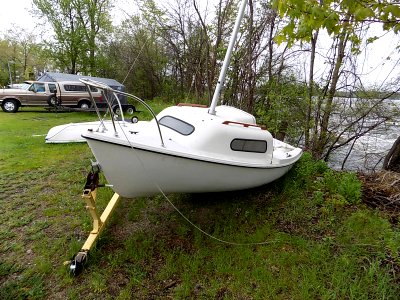 Siren 17 sailboat with trailer 0499