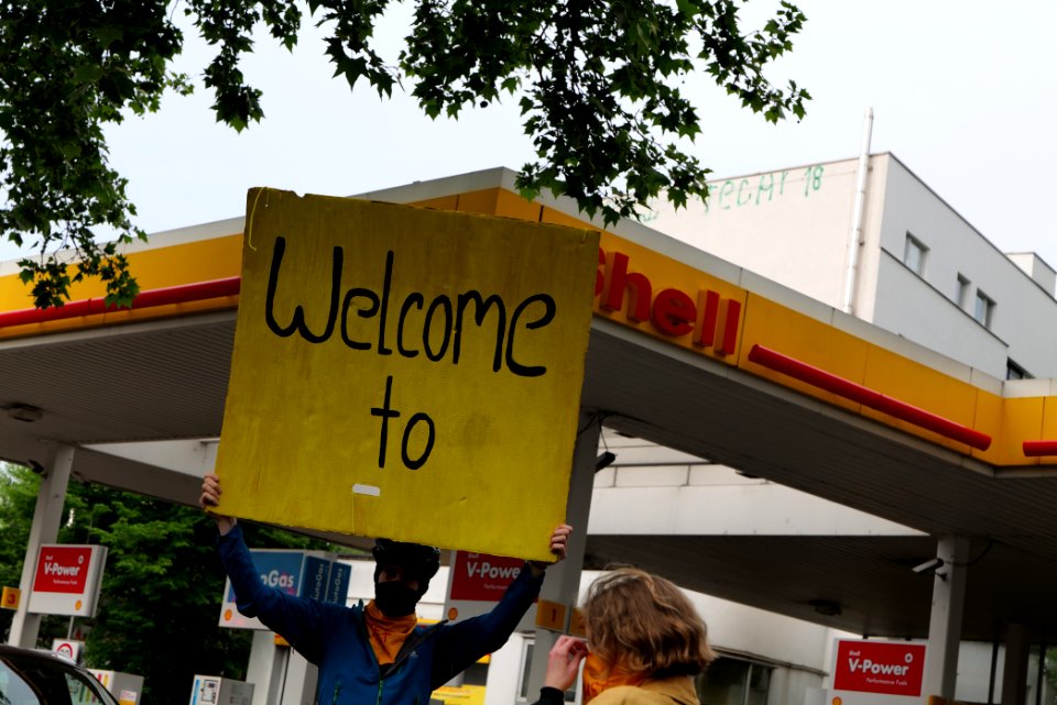 Shell must fall protest Berlin 2020-05-19 09