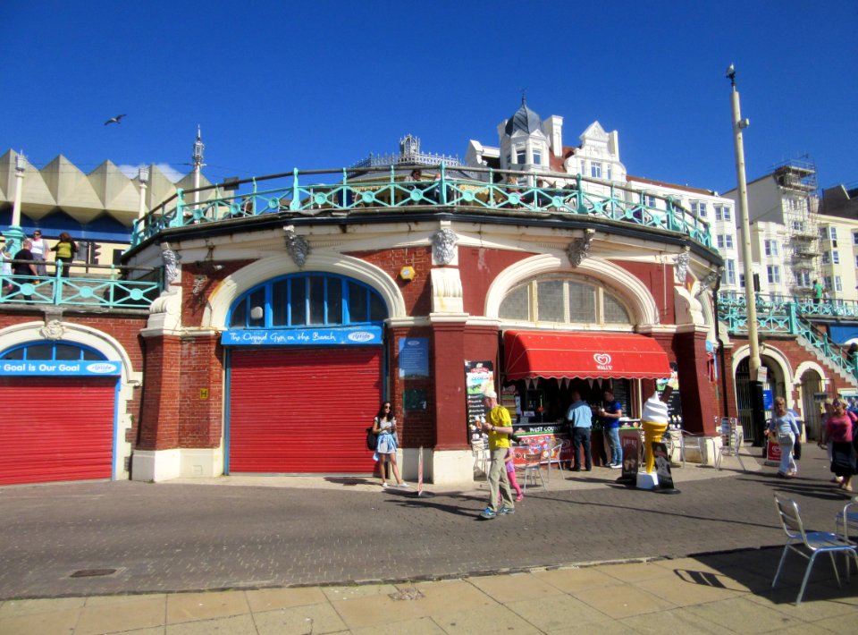 Shelter Hall, opposite the Bottom of West Street, Brighton (September 2015)
