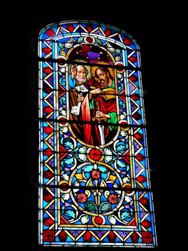 Sissonne (Aisne) Église Saint-Martin, vitrail (15)