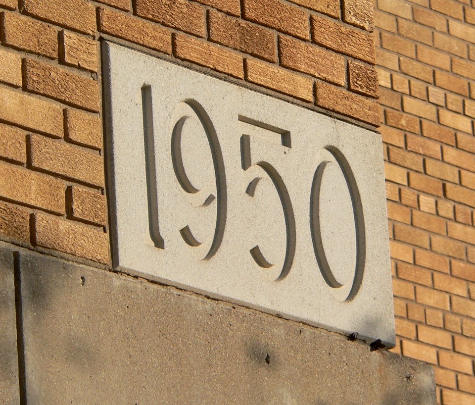 Sioux City Municipal Auditorium cornerstone