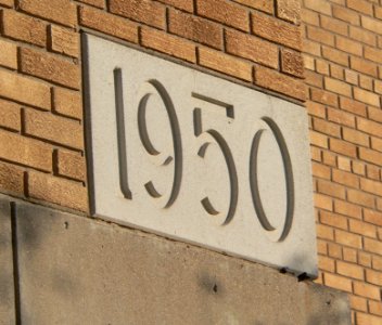 Sioux City Municipal Auditorium cornerstone