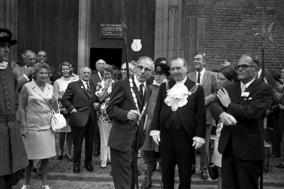 Sir James Miller (waarnemend burgemeester Londen) en burgemeesterTroostwijk van , Bestanddeelnr 924-8400