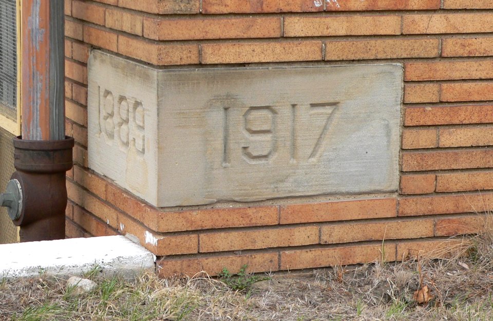 Sioux City First Congregational cornerstone