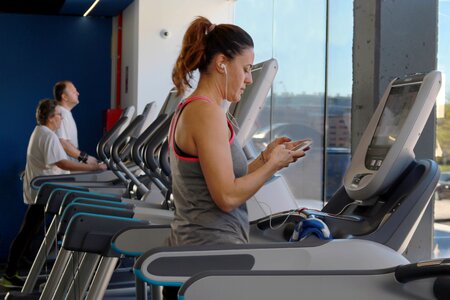 Sport cardio silhouette