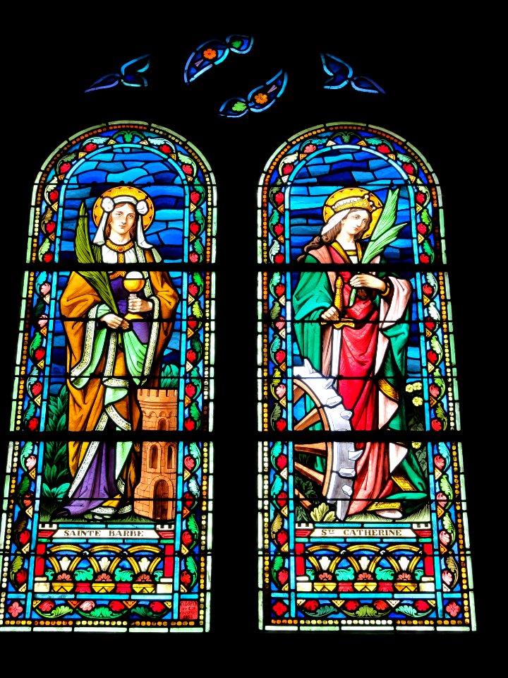 Sissonne (Aisne) Église Saint-Martin, vitrail (01)