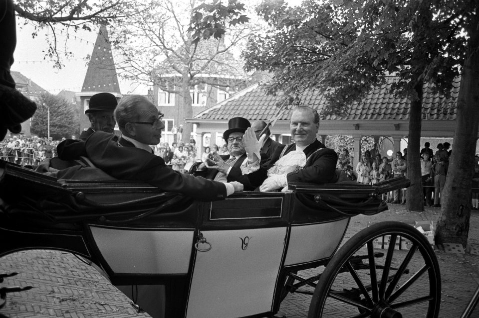 Sir James Miller (wnd burgemeester Londen) en burgemeester Troostwijk van Amersf, Bestanddeelnr 924-8398