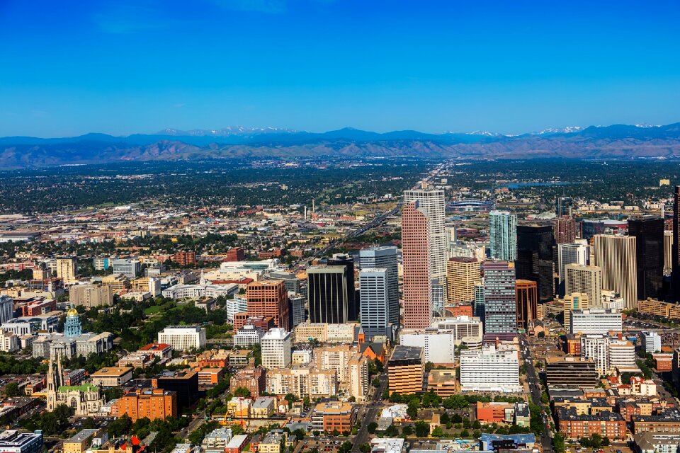 City urban skyline