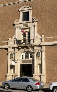 Sioux City Masonic Temple W entrance